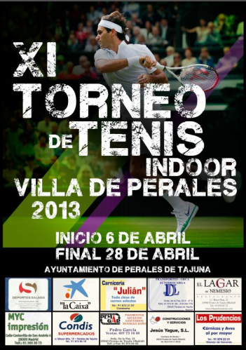 XI TORNEO DE TENIS INDOOR VILLA DE PERALES